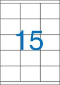Etiketa, ILC, 70x50,8 mm, trojradové, 1500 ks/bal., VICTORIA